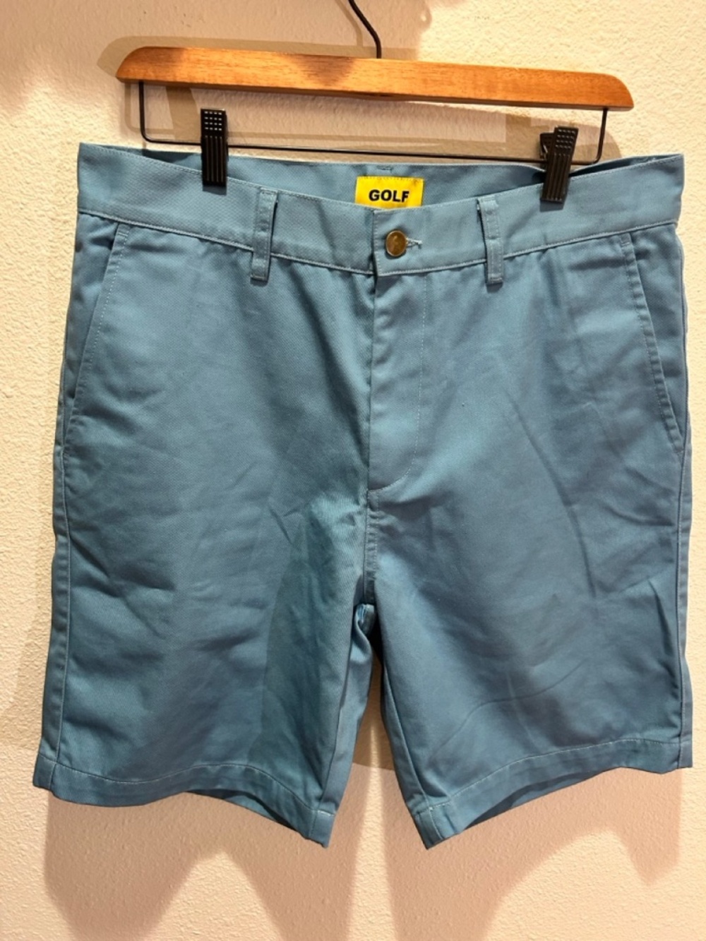 Golf Le Fleur Sky Blue Chino Shorts Size 32 NWOT